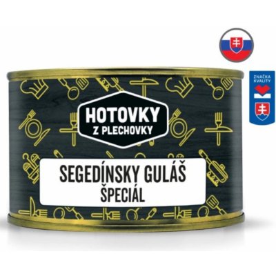 Hotovky z plechovky Segedínský guláš speciál 400 g – Zboží Dáma