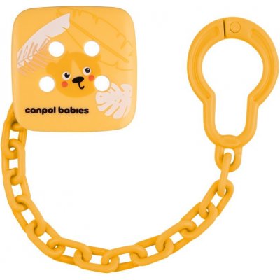 Canpol babies řetízek na dudlík BabiesBoo Gepard orange – Hledejceny.cz