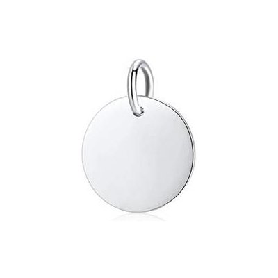Šperky4U Stříbrný přívěšek destička kulatá ZB31020 – Sleviste.cz