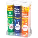 Maxi Vita Vitamíny šumivé tablety mix 6 x 20 šumivých tablet – Hledejceny.cz