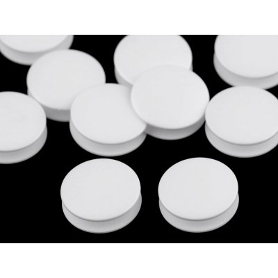 Knoflík velikost 28" cíchový dvojitý Varianta: bílá, Balení: 100 ks – Hledejceny.cz