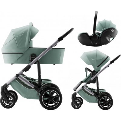 Britax Set Smile 5Z + korba + autosedačka Baby-Safe Pro 2024 Jade Green