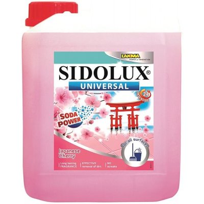 LAKMA SIDOLUX Universal Soda Power tekutý mycí prostředek Japanese Cherry 5 l – Zbozi.Blesk.cz
