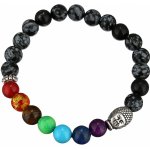 Naky korálkový náramek s Buddhou Obsidián N1341 – Hledejceny.cz