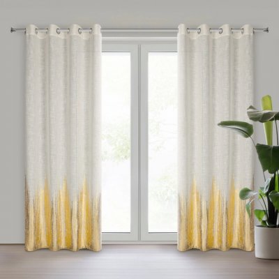 EUROFIRANY ZÁVĚS NA KROUŽCÍCH IMANI 135X250 CM VZOROVANÁ – Hledejceny.cz
