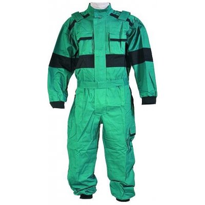 KMB Luxus pracovní kombinéza zeleno-černá – Sleviste.cz