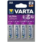 Varta Ultra Lithium 4ks AA 6106301404 – Zboží Mobilmania