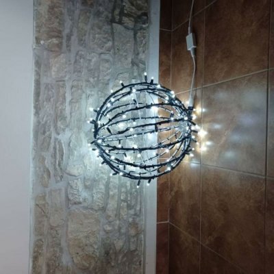 DecoLED DecoLED LED světelná koule ledově bílá pr. 60 cm – Hledejceny.cz