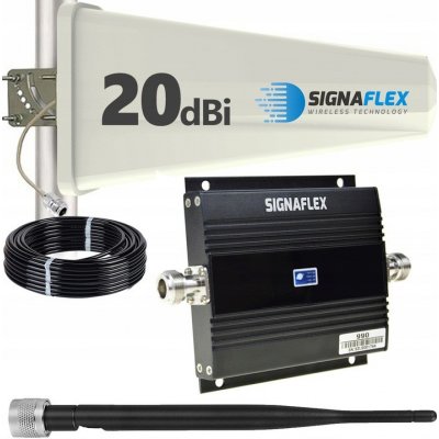 SignaFlex S007 Zesilovač Signálu GSM 2G Anténa 350m² – Zbozi.Blesk.cz