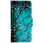 TopQ Honor Magic6 Lite 5G knížkové Modré s květy 126025 – Zboží Mobilmania