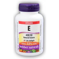 Webber Naturals Vitamin E 400 IU 120 tobolek