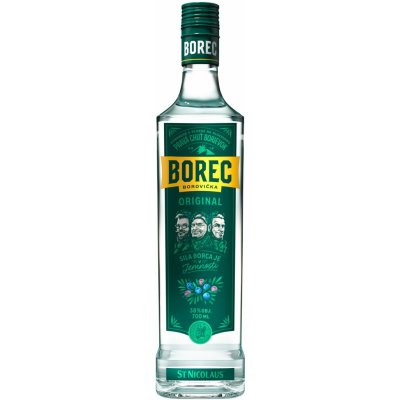 Borovička Borec 38% 0,7 l (holá láhev) – Zboží Mobilmania
