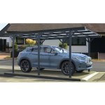 Riwall PRO RMCP 16 x 10 Anthracite přístřešek pro auto 5 x 3 m