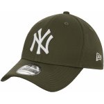New Era 39THIRTY MLB League Essential New York Yankees Olive White – Zboží Dáma