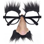 Ptákoviny CB Brýle s knírem a obočím Barva: černá – Zboží Dáma