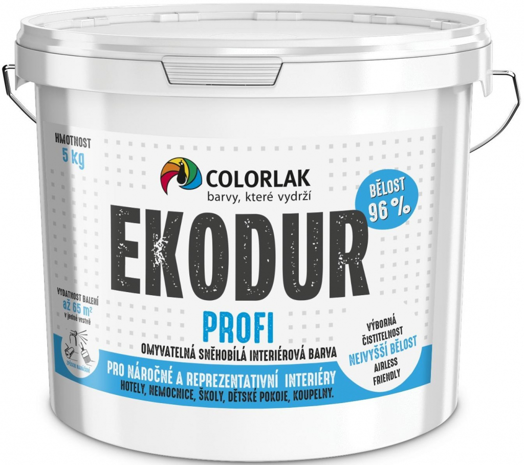 Colorlak EKODUR PROFI BÁZE E0503 bílý 5 kg