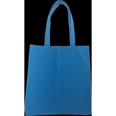Bavlněná nákupní taška modrá 390x410mm – Zbozi.Blesk.cz