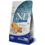 N&D OCEAN CAT LG Adult Codfish & Orange 5 kg – Zboží Mobilmania