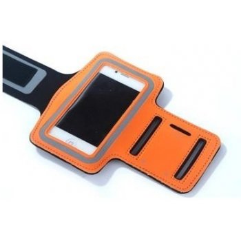 Pouzdro Sportiso Sportovní Armband iPhone 5/5S/SE Oranžové