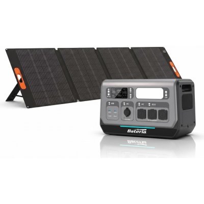 BATERIA solární sestava 200 Wp 2048 Wh 2400 W BAT-HESS-2MG-V2-FVS počet solárních panelů 2 – Sleviste.cz