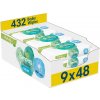 Pampers Harmonie Aqua dětské vlhčené ubrousky 9 x 48 ks