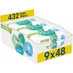 Pampers Harmonie Aqua dětské vlhčené ubrousky 9 x 48 ks – Zboží Dáma