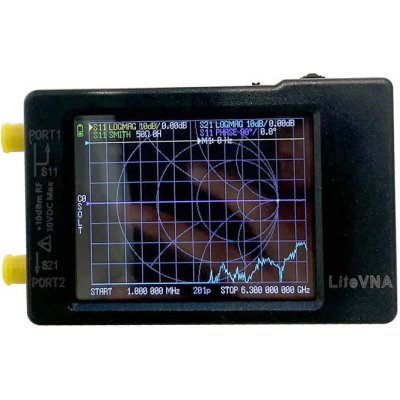 Nooelec LiteVNA 6GHz přenosný vektorový síťový analyzátor 2.8", 62 – Zboží Živě