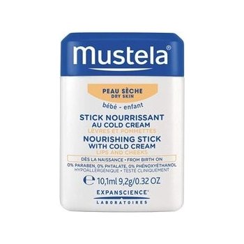 Mustela Vyživující tyčinka obohacená o cold cream na suchou pokožku 10 ml