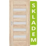 ERKADO Posuvné dveře do pouzdra Magnólie 1 Sonoma 3D Greko 70 x 197 cm – Zboží Mobilmania