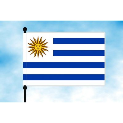 LIBEA, s.r.o. Uruguay stolní vlaječka Uchycení: Dutinka (pro nasunutí) – Hledejceny.cz
