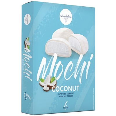 Arcobaleno Mochi s kokosovou zmrzlinou 6 x 35 g – Zboží Dáma