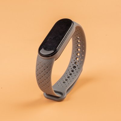 Xiaomi Mi Band 7 náhradní náramek vázaný silikon Barva VS: Light gray MBSCZ-7VS006 – Zboží Živě
