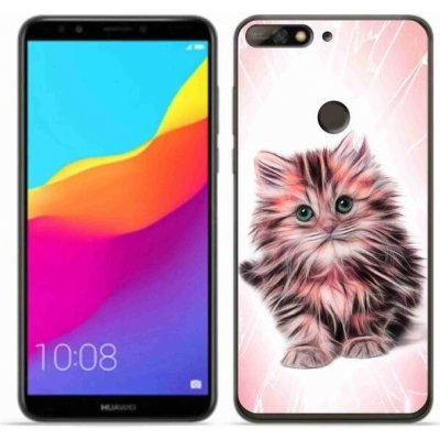 Pouzdro mmCase Gelové Huawei Y7 Prime 2018 - roztomilé kotě – Zboží Mobilmania