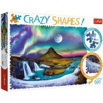 Trefl Crazy Shapes Polární záře nad Islandem 600 dílků – Sleviste.cz