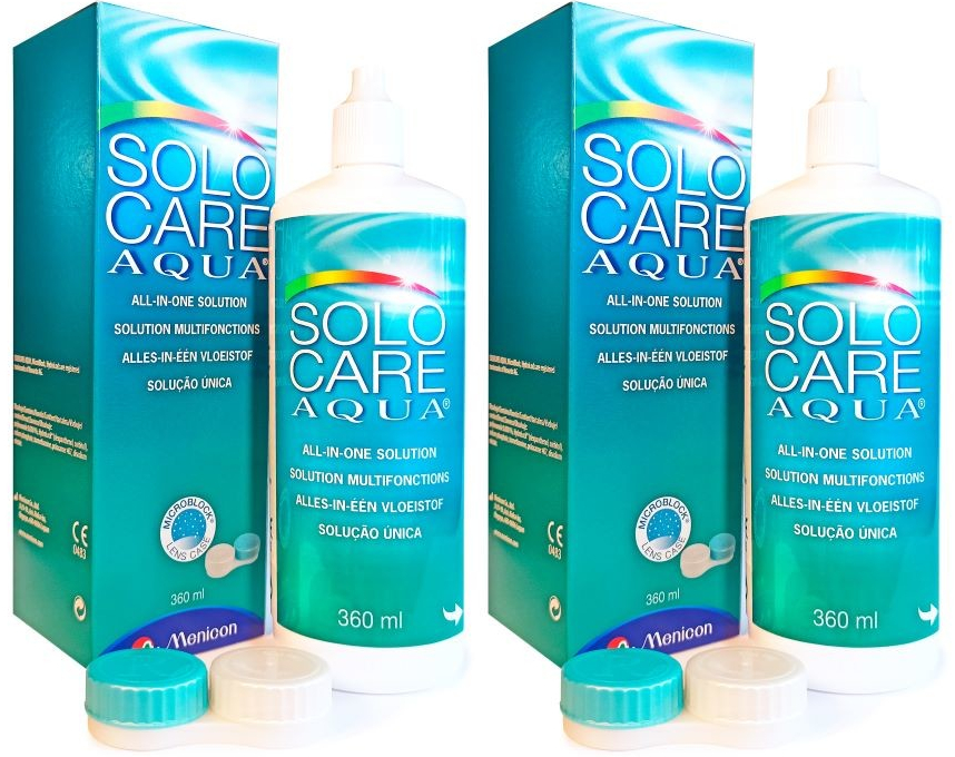 Menicon SoloCare Aqua 2 x 360 ml