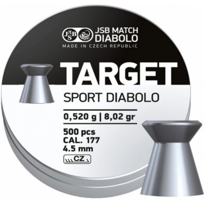 Diabolky JSB Target Sport 4,5 mm 500 ks – Zbozi.Blesk.cz