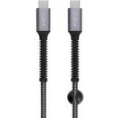 FIXED FIXDA-CC12-GR USB-C/USB-C podpora PD, 1,2m, šedý