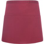 Karlowsky Pasová gastro zástěra s kapsou KY101 Bordeaux 60x35cm – Hledejceny.cz