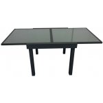 Garden Line Zahradní hliníkový rozkládací stůl ALEX 90/180 cm černý – Hledejceny.cz
