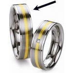 SILVEGO Ocelový prsten snubní pro muže RC2042-M – Zboží Mobilmania