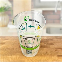 ECOFOL Jednorázový kelímek EKO rPET 0,3 l O95 mm idealCup design bal