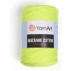 Příze YarnArt Příze Macrame Cotton 801 - neonová zelená