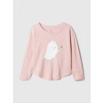 GAP Baby bavlněné tričko Růžová – Zboží Dáma