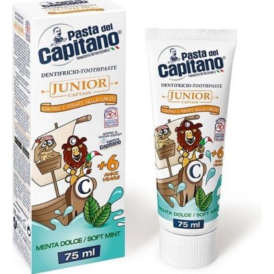 Pasta del Capitano dětská zubní pasta JUNIOR 6+ 75 ml – Zbozi.Blesk.cz