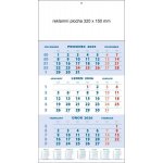 Tříměsíční nástěnný modrý STANDARD 2026 – Sleviste.cz