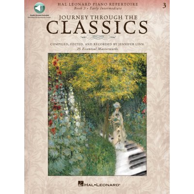 Journey Through the Classics 3 Early Intermediate Hal Leonard Piano Repertoire 25 Essential Masterworks klasika na klavír 981067 – Hledejceny.cz