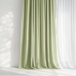 Goldea dekorační závěs marbella - hráškový 220x135 cm – Hledejceny.cz