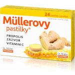 Dr. Muller Pharma Müllerovy pastilky s propolisem a zázvorem 24 pastilek – Hledejceny.cz