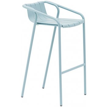 Ezeis Fleole zahradní barová židle modrá