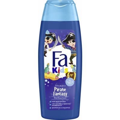 Fa Kids sprchový gel a šampon divoký pirát 250 ml – Zboží Dáma